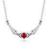 RichandRare-RARE-RUBY, ENAMEL AND DIAMOND NECKLACE